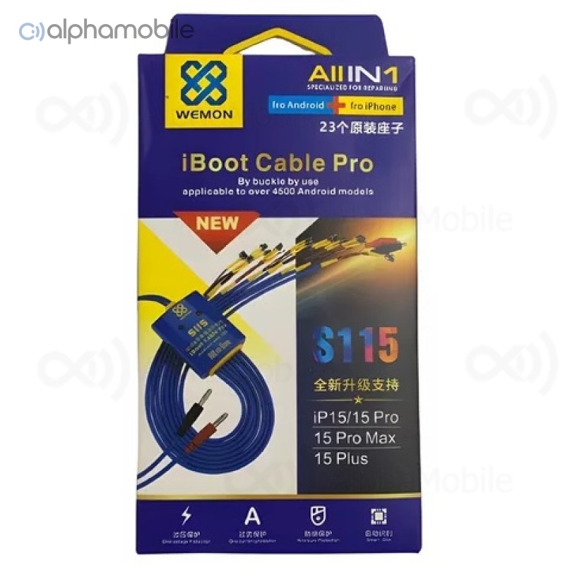 Wemon S115 iBoot Cable Pro, захранващи кабели за iPhone и Android телефони